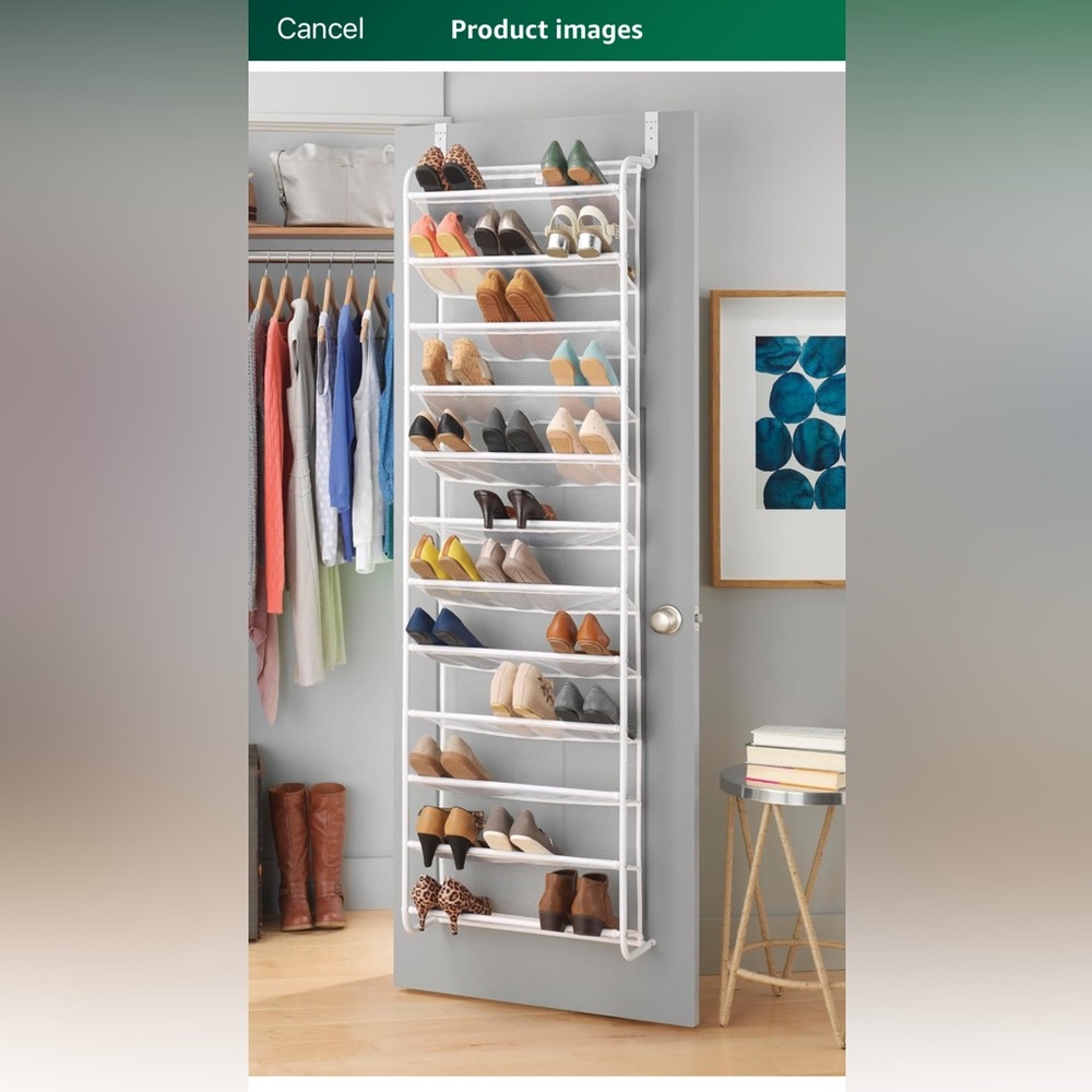 New in Box over the door Shoe Storage